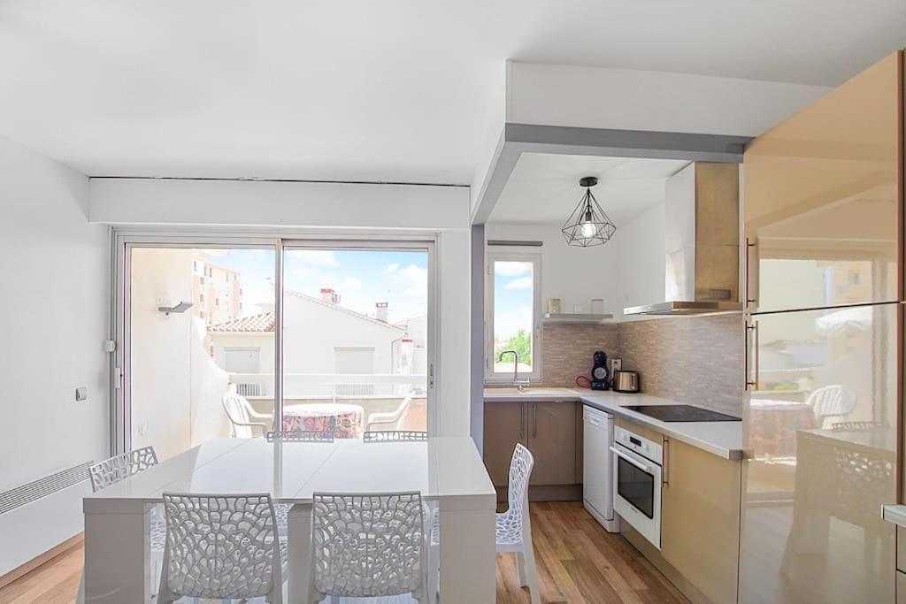 Appartement Calme Et Moderne Avec Vue Mer 74 Canet-en-Roussillon Exteriér fotografie